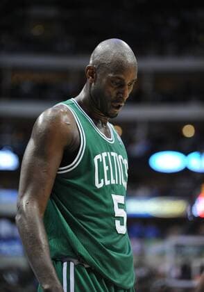Mar 22, 2013: Boston Celtics forward Kevin Garnett 5 during an NBA Basketball Herren USA game between the Boston Celtics and the Dallas Mavericks at the American Airlines Center in Dallas, TX Dallas defeated Boston 104-94 NBA Basketball Herren USA 2013: Celtics vs Mavericks MAR 22 - ZUMAcp2