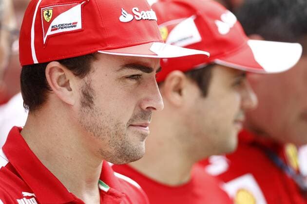 Motorsports: FIA Formula One World Championship 2013, Grand Prix of Malaysia, 3 Fernando Alonso (ESP, Scuderia Ferrari), xHOCHxZWEIx