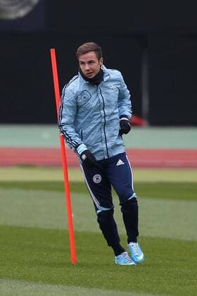 24.03.2013 - Fussball - DFB Deutsche Nationalmannschaft - WM-Qualifikation - Training - MaWi - Mario Götze Goetze (19, Deutschland) Einzelbild Freisteller