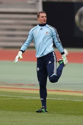 24.03.2013 - Fussball - DFB Deutsche Nationalmannschaft - WM-Qualifikation - Training - MaWi - Manuel Neuer (1, Deutschland) Einzelbild Freisteller