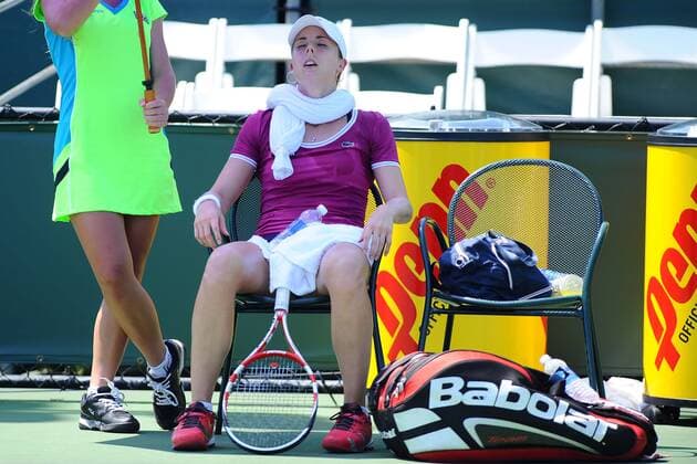 Alize Cornet (FRA) TENNIS : Tournoi de Miami - WTA Tennis Damen - 24 03 2013 virginiebouyer tennismag panoramic 