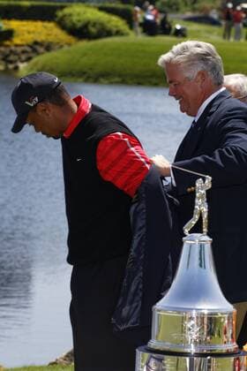 March 25, 2013 - Orlando, Florida, U.S - TIGER WOODS after winning the Arnold Palmer Invitational at the Bay Hill Club and Lodge. Golf 2013 - Arnold Palmer Invitational - Final Round  - ZUMAr11