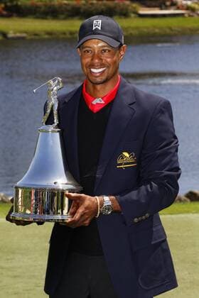 March 25, 2013 - Orlando, Florida, U.S - TIGER WOODS after winning the Arnold Palmer Invitational at the Bay Hill Club and Lodge. Golf 2013 - Arnold Palmer Invitational - Final Round  - ZUMAr11