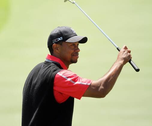 March 24, 2013 - Orlando, FL, USA - Tiger Woods waves to the gallery after putting out to win his eighth Arnold Palmer Invitational in Orlando, Florida, Monday, March 25, 2013. Arnold Palmer Invitational - ZUMAm67
