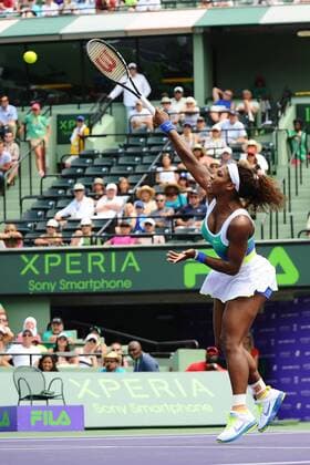 Serena Williams (USA) TENNIS : Tournoi de Miami - WTA Tennis Damen - 25 03 2013 virginiebouyer tennismag panoramic 