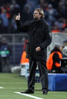 04.12.2012, UEFA Champions League, Borussia Dortmund - Manchester City v.l. Trainer Juergen Klopp (Borussia Dortmund)