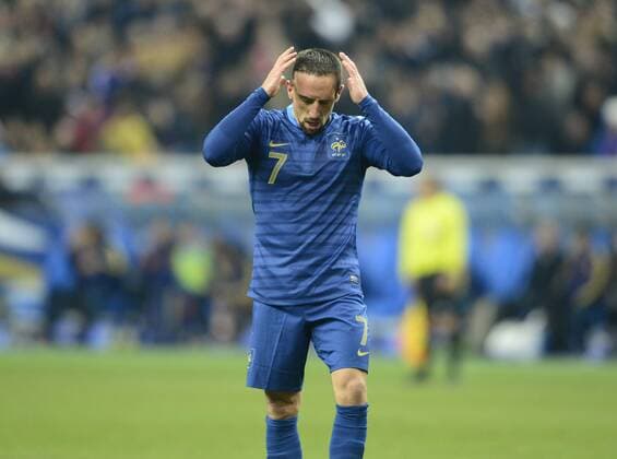 Franck Ribery ( France ) FOOTBALL : France vs Espagne - Qualifications- Paris - 26 03 2013 FedericoPestellini Panoramic 