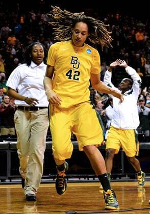 March 26, 2013 - Waco, TX, U.S - March 26, 2013 Baylor guard Brittney Griner 42 makes goes around the court at the conclusion of second round NCAA College League USA Women s Basketball regional tournament at Ferrell Center in Waco, TX. Baylor defeats Seminoles 85-47 to advance to the third round. NCAA College League USA Women s Basketball 2013: Baylor vs Florida State MAR 26 - ZUMAc04