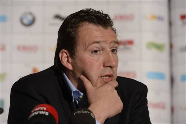 Marc Wilmots - Pressekonferenz in Brüssel - 27 03 2013 Photonews Panoramic 