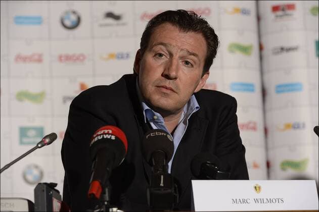 Marc Wilmots - Pressekonferenz in Brüssel - 27 03 2013 Photonews Panoramic 