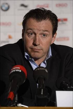 Marc Wilmots - Pressekonferenz in Brüssel - 27 03 2013 Photonews Panoramic 