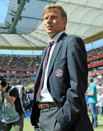 23.04.2011, 1.Bundesliga, Eintracht Frankfurt - FC Bayern Muenchen v.l. Trainer Andries Jonker (FC Bayern München)