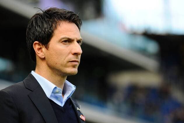 12.03.2011, 1. Bundesliga, 1899 Hoffenheim - Borussia Dortmund v.l. Trainer Marco Pezzaiuoli (TSG 1899 Hoffenheim)