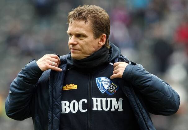 Trainer Karsten Neitzel Aktion Oberkoerper Oberkörper Fußball Fussball DFL zweite 2.Bundesliga Herren Saison 2012 13 30.03.2013 Hertha BSC Berlin vs. VfL Bochum