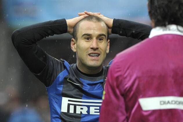 Rodrigo Palacio Inter .Milano 30 03 2013 Stadio Giuseppe Meazza - San Siro Milano.Football Calcio Serie A 2012 13.Inter Mailand - Juventus Turin. federicoxtardito