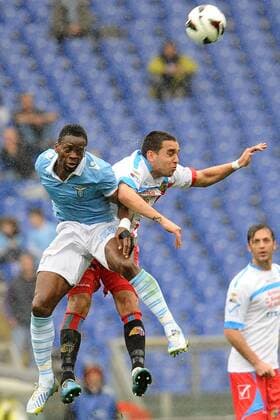 Louis Saha Lazio.30 03 2013 Roma.Stadio Olimpico.Football Calcio 2012 2013 .Campionato di calcio serie A. Lazio Rom - Catania Calcio. AntoniettaxBaldassarre