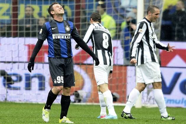 Milano 30 03 2013 - Serie A Inter Mailand - Juventus Turin; Antonio Cassano 
