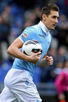 Rom, 30. März 2013 - Sport, Fußball, Serie A, Saison 2012 2013, Lazio Rom - Catania Calcio: Miroslav Klose (Lazio Rom)