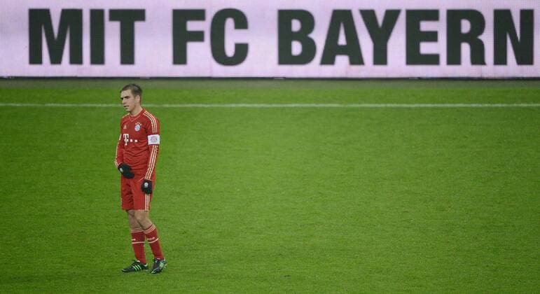 FUSSBALL 1. BUNDESLIGA SAISON 2012 2013 27. Spieltag FC Bayern München - Hamburger SV 30.03.2013 Philipp Lahm (FC Bayern München) 
