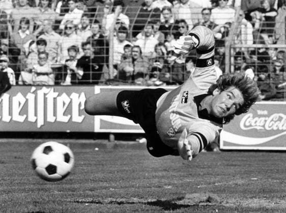 Torwart Uwe Kamps (Borussia Mönchengladbach)