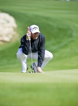 April 6, 2013 - San Antonio, Texas, United States of America - April 06, 2013: Lee Janzen third round action at the Valero Texas Open held at the AT&T Oaks Course at TPC San Antonio, Texas. PGA Golf Herren 2013: Valero Texas Open APR 06 - ZUMAc04