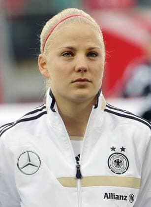 Offenbach , Fußball Länderspiel Frauen Deutschland vs. USA Leonie Maier ( Deutschland )