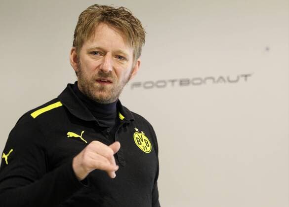 FUSSBALL - DFL, Dortmund, Pressereise DORTMUND,DEUTSCHLAND,06.APR.13 - FUSSBALL - DFL, 1. Deutsche Bundesliga, Borussia Dortmund, Pressereise. Bild zeigt Chef-Scout Sven Mislintat (Dortmund). 