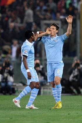 Anderson Hernanes Lazio.Serie A.AS Roma Vs Lazio Rom AntoniettaxBaldassarre