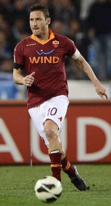 Serie A AS Rom vs Lazio Rom Francesco Totti 