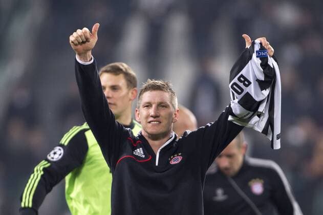 Bastian Schweinsteiger (Bayern), APRIL 10, 2013 - Football Soccer : UEFA Champions League Quarter-final 2nd leg match between Juventus 0-2 Bayern Munchen at Juventus Stadium in Turin, Italy.  (ptmb040677)