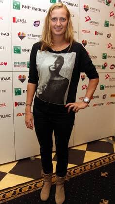10.04.2013 - Katowice BPN Paribas Open. WTA Tennis Damen Players Party. N Z . Petra Kvitova WTA Tennis Damen Katowice BNP Paribas Open. WTA Tennis Damen PLayers Party -- tennis  130410CHW034