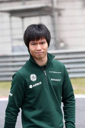 11.04.2013- Ma Qing Hua (CHN) Caterham F1 Reserve Driver 