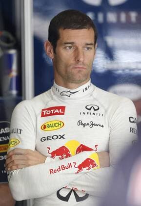 Motorsports: FIA Formula One World Championship 2013, Grand Prix of China, 2 Mark Webber (AUS, Infiniti Red Bull Racing), xHOCHxZWEIx