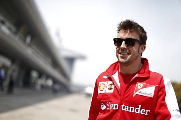 Motorsports: FIA Formula One World Championship 2013, Grand Prix of China, 3 Fernando Alonso (ESP, Scuderia Ferrari), xHOCHxZWEIx