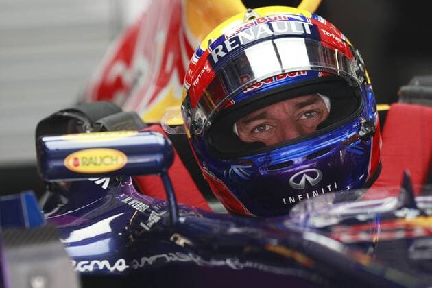 Motorsports: FIA Formula One World Championship 2013, Grand Prix of China, 2 Mark Webber (AUS, Infiniti Red Bull Racing), xHOCHxZWEIx