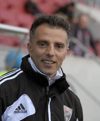 12.04.2013, Fussball 2.Bundesliga 2012 2013, 29.Spieltag, FC Ingolstadt 04 - Hertha BSC Berlin, im Audi-Sportpark Ingolstadt. Trainer Tomas Oral (Ingolstadt).