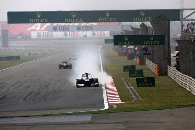 14.04.2013- Race, Pastor Maldonado (VEN) Williams F1 Team FW35 