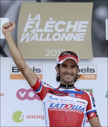 Daniel Moreno Fernandez (ESP) from Katusha Team CYCLISME : La Fleche Wallonne - 17 04 2013 Photonews Panoramic 