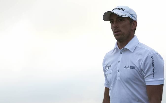 VALENCIA, SPAIN - APRIL 18: Jordi Garcia of Spain looks on during the Open de Espana 2013 at Parador de El Saler on April 18, 2013 in Valencia, Spain (Photo by Aitor Alcalde Colomer). 