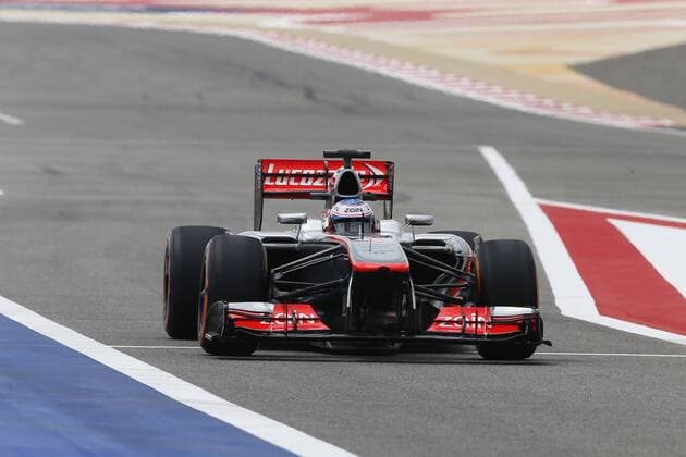 Motorsports: FIA Formula One World Championship 2013, Grand Prix of Bahrain, 5 Jenson Button (GBR, Vodafone McLaren Mercedes), xHOCHxZWEIx