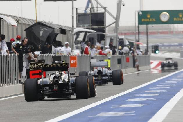 Motorsports: FIA Formula One World Championship 2013, Grand Prix of Bahrain, 7 Kimi Raikkonen (FIN, Lotus F1 Team), xHOCHxZWEIx