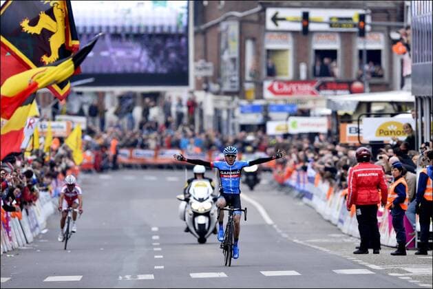 Daniel Martin (Irland Team Garmin - Sharp) CYCLISME : Liege - Bastogne - Liege - 21 04 2013 Photonews Panoramic 