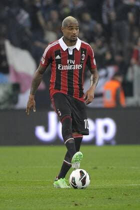 Kevin Prince Boateng Milan .Torino 21 04 2013 Juventus Stadium.Football Calcio Serie A 2012 13. Juventus Turin vs AC Milan. federicoxtardito
