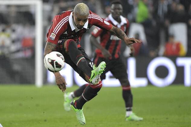 Kevin Prince Boateng Milan .Torino 21 04 2013 Juventus Stadium.Football Calcio Serie A 2012 13. Juventus Turin vs AC Milan. federicoxtardito