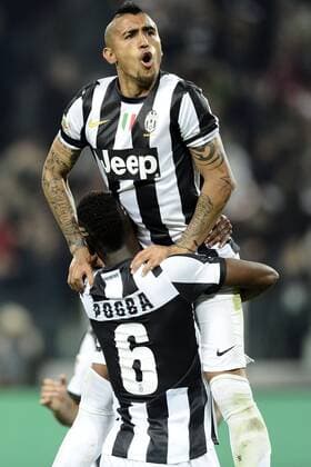 Db Torino 21 04 2013 - campionato di calcio serie A Juventus Turin - AC Milan Torjubel Arturo Vidal 