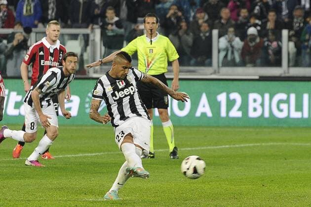 Db Torino 21 04 2013 - campionato di calcio serie A Juventus Turin - AC Milan Arturo Vidal 