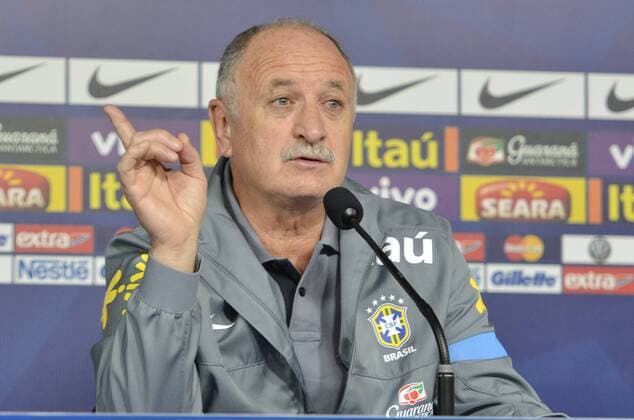 Pressekonferenz mit Nationaltrainer Luiz Felipe Scolari (Brasilien), Belo Horizonte x(2203)xDanielxOliveirax  (15990) Treino do Brasil