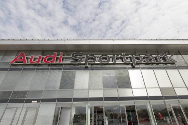 Fußball, Stadiongeschichte FC Ingolstadt 04 26.04.2013, Audi Sportpark, Ingolstadt, Ligaspiel 2. Liga, FC Ingolstadt 04 im Bild Der Audi Sportpark GER, 2. FBL, FC Ingolstadt 04