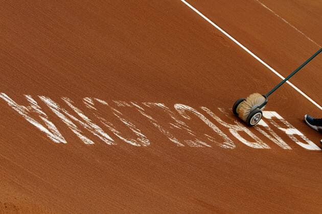 Tennis; Barcelona Open Banc Sabadell; 61 Torneo Conde de Godo; 27 04 2013; Vorbereitungen 
