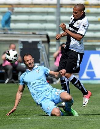 IPP20130428 Football - soccer: Serie A, FC Parma - Lazio Rom, stefan radu, jonathan biabiany xHOCHxZWEIx xItalyxPhotoxPressx 